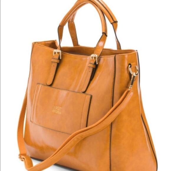 Badgley Mischa  Julia Faux Leather Tote Weekender - Picture 1 of 3